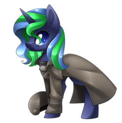 Size: 1863x1875 | Tagged: safe, artist:scarlet-spectrum, oc, oc only, oc:star gazer, pony, unicorn, fallout equestria, clothes, commission, simple background, smiling, solo, transparent background, wavy mouth