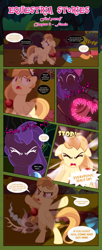 Size: 1919x4698 | Tagged: safe, artist:estories, discord, oc, oc:alice goldenfeather, oc:penumbra, pegasus, pony, comic:find yourself, bipedal, comic, crying, female, hirudo, injured, mare