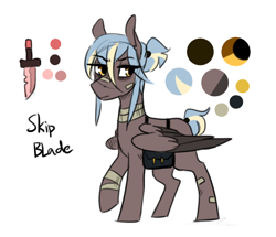 Size: 660x567 | Tagged: safe, artist:redxbacon, derpibooru import, oc, oc only, oc:skip blade, solo