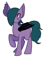 Size: 791x1031 | Tagged: safe, artist:crownedspade, oc, oc only, bat pony, pony, solo