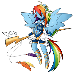 Size: 1668x1672 | Tagged: safe, artist:secret-pony, derpibooru import, rainbow dash, anthro, ambiguous facial structure, crying, magical girl, solo