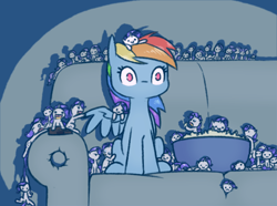 Size: 976x726 | Tagged: safe, artist:raridashdoodles, rainbow dash, rarity, pegasus, pony, unicorn, :<, :>, :c, :d, :o, c:, chibi, commonity, cute, dashabetes, eating, eyes closed, female, food, lesbian, mare, micro, movie, multeity, no mouth, open mouth, ponies in food, popcorn, raribetes, raridash, rarimouse, shipping, sitting, size difference, smiling, sofa, spread wings, this is fine, tiny ponies, wat, wide eyes