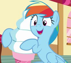 Size: 815x720 | Tagged: safe, screencap, rainbow dash, pegasus, pony, 28 pranks later, cute, open mouth, solo