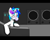 Size: 3000x2426 | Tagged: safe, artist:glassmenagerie, dj pon-3, vinyl scratch, pony, unicorn, phone, solo