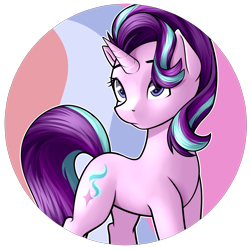 Size: 2800x2800 | Tagged: safe, artist:rubywave32, starlight glimmer, pony, unicorn, button, female, mare, solo