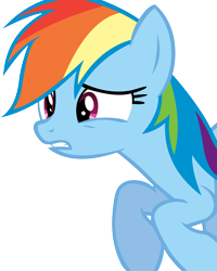 Size: 10007x12493 | Tagged: safe, artist:cyanlightning, rainbow dash, pegasus, pony, stranger than fan fiction, .svg available, absurd resolution, simple background, solo, transparent background, vector