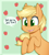 Size: 901x1000 | Tagged: safe, artist:higglytownhero, derpibooru import, applejack, earth pony, pony, dialogue, female, freckles, mare, open mouth, positive ponies, reassurance, solo, speech bubble