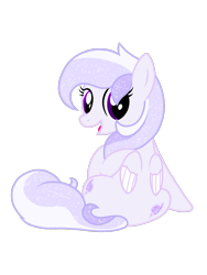 Size: 1536x2048 | Tagged: safe, oc, oc only, oc:starstorm slumber, pegasus, pony, both cutie marks, looking back, simple background, sitting, solo, transparent background