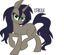 Size: 1024x890 | Tagged: safe, artist:wubcakeva, oc, oc only, oc:esbern, looking at you, simple background, solo, transparent background