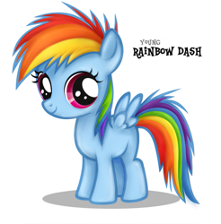 Size: 807x819 | Tagged: safe, artist:mn27, rainbow dash, pegasus, pony, female, filly, filly rainbow dash, foal, simple background, solo