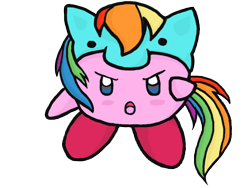 Size: 800x600 | Tagged: safe, artist:do-it-yourself, derpibooru import, rainbow dash, clothes, cosplay, costume, crossover, irl, kirby, kirby (character), kirby dash, solo