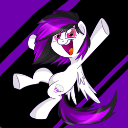 Size: 1501x1501 | Tagged: safe, artist:tokyone-chan, oc, oc only, oc:electroshock wave, pegasus, pony, open mouth, solo