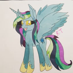 Size: 1949x1949 | Tagged: safe, artist:rainbowtashie, derpibooru import, alicorn, pony, solo