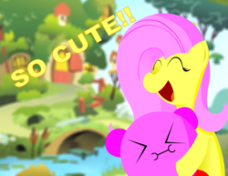 Size: 651x502 | Tagged: safe, derpibooru import, fluttershy, pegasus, pony, kebbyisback, kirby, kirby (character)