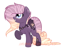 Size: 2108x1680 | Tagged: safe, artist:immagoddampony, oc, oc only, oc:winter sunset, original species, female, mare, raised hoof, simple background, solo, transparent background