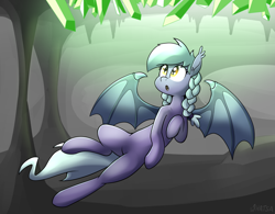 Size: 1280x996 | Tagged: safe, artist:whatsapokemon, oc, oc only, oc:sonar, bat pony, pony, solo