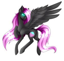 Size: 2415x2297 | Tagged: safe, artist:minelvi, oc, oc only, oc:cream cloud, pegasus, pony, female, mare, simple background, solo, transparent background