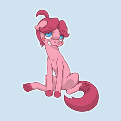 Size: 500x500 | Tagged: safe, artist:lenorespacey, pony, kirby, kirby (character), ponified, solo