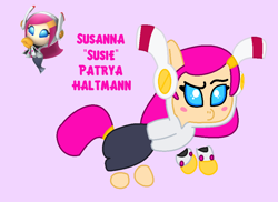 Size: 1000x726 | Tagged: safe, artist:harmony--bunny, pony, crossover, kirby, kirby planet robobot, ponified, susie