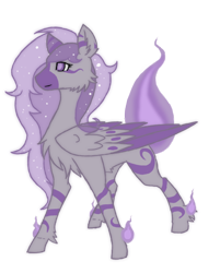 Size: 578x720 | Tagged: safe, artist:eternity9, oc, oc only, pegasus, pony, cheek fluff, chest fluff, colored pupils, colored wings, colored wingtips, ear fluff, empty eyes, female, mare, no catchlights, simple background, solo, transparent background, tribal