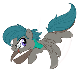 Size: 1500x1386 | Tagged: safe, artist:jadedjynx, oc, oc only, oc:vanguard velocity, pegasus, pony, flying, solo