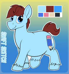 Size: 1400x1500 | Tagged: safe, artist:swiftsketchpone, oc, oc:swift sketch, earth pony, pony, bhm, chubby, fat, male, obese, reference sheet, solo, stallion