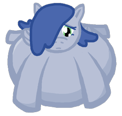 Size: 558x534 | Tagged: safe, artist:rainfast, oc, oc only, oc:raincloud drops, pegasus, pony, belly, big belly, fat, immobile, morbidly obese, obese, simple background, solo, transparent background