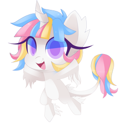 Size: 4033x4119 | Tagged: safe, artist:sorasku, oc, oc only, pegasus, pony, absurd resolution, changeling horn, chibi, female, mare, simple background, solo, transparent background