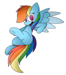 Size: 845x960 | Tagged: safe, artist:mr. rottson, rainbow dash, pegasus, pony, missing cutie mark, simple background, solo, transparent background