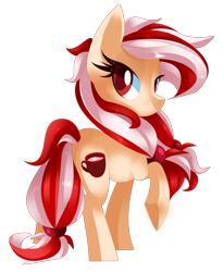 Size: 3643x4426 | Tagged: safe, artist:sorasku, oc, oc only, oc:peppermint mocha, earth pony, pony, absurd resolution, female, mare, simple background, solo, transparent background