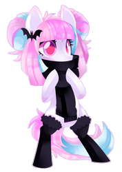 Size: 2944x4156 | Tagged: safe, artist:sorasku, oc, oc only, pony, absurd resolution, bipedal, clothes, female, mare, scarf, simple background, socks, solo, transparent background