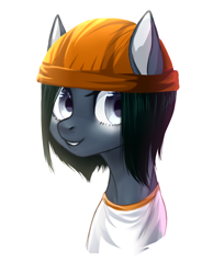 Size: 846x1152 | Tagged: safe, artist:sogikiadopt, oc, oc only, clothes, hat, simple background, solo, white background