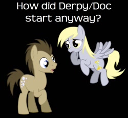 Size: 926x854 | Tagged: safe, artist:arceus55, derpy hooves, doctor whooves, derp, doctorderpy, female, male, question, shipping, straight, swapped cutie marks, text, underp