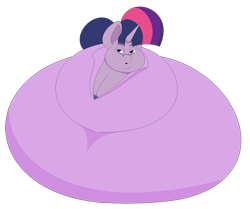 Size: 584x489 | Tagged: safe, artist:two-ton-neko, edit, twilight sparkle, anthro, breasts, bust, cleavage, commission, cropped, double chin, fat, female, fetish, lidded eyes, necktire, obese, simple background, solo, transparent background