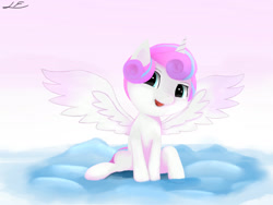 Size: 1600x1200 | Tagged: safe, artist:lukesaurusflavius, princess flurry heart, simple background, solo, white background