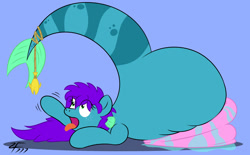 Size: 1280x796 | Tagged: safe, artist:zeldafan777, oc, oc:glacia, fish, merpony, pony, addiction, adorafatty, belly, big belly, cute, fat, female, huge belly, impossibly large belly, large belly, mare, morbidly obese, obese, squishy, tongue out, water