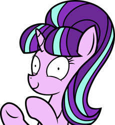 Size: 3679x4000 | Tagged: safe, artist:mrtankhill, artist:slb94, starlight glimmer, pony, unicorn, clapping, sarcasm, simple background, solo, starlight says bravo, transparent background, vector