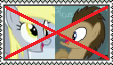 Size: 113x65 | Tagged: safe, artist:fairykitties22, derpy hooves, doctor whooves, pegasus, pony, troll, anti-shipping, background pony strikes again, deviantart stamp, doctorderpy, female, male, mare, op is a cuck, op is trying to start shit, shipping, shit stirring, stamp, straight