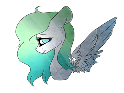 Size: 2048x1536 | Tagged: safe, artist:umiimou, oc, oc only, oc:nina, pegasus, pony, bust, crying, portrait, simple background, solo, transparent background