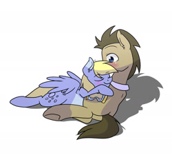 Size: 2000x1900 | Tagged: safe, artist:derpiliciouspony, derpy hooves, doctor whooves, pegasus, pony, doctorderpy, female, male, mare, shipping, straight