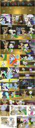 Size: 1425x5089 | Tagged: safe, artist:shwiggityshwah, big macintosh, bon bon, cheerilee, cloud kicker, derpy hooves, dj pon-3, doctor whooves, lyra heartstrings, pokey pierce, rainbow dash, rarity, sweetie drops, vinyl scratch, earth pony, pegasus, pony, unicorn, a derpy date, clothes, comic, doctorderpy, dress, male, moustache, shipping, stallion, straight