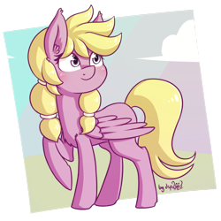 Size: 1024x1024 | Tagged: safe, artist:dsp2003, oc, oc only, oc:comfy, pegasus, pony, blushing, female, simple background, solo, transparent background