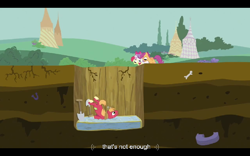 Size: 768x480 | Tagged: safe, screencap, apple bloom, big macintosh, scootaloo, sweetie belle, earth pony, pony, hearts and hooves day (episode), hearts and hooves day, male, stallion, youtube caption