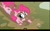 Size: 1280x800 | Tagged: safe, derpibooru import, screencap, pinkie pie, earth pony, pony, mud, vulgar, youtube caption