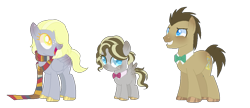 Size: 1113x479 | Tagged: safe, artist:m-meliaa, derpy hooves, doctor whooves, doctorderpy, family, female, male, offspring, parent:derpy hooves, parent:doctor whooves, parents:doctorderpy, shipping, straight
