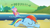 Size: 853x472 | Tagged: safe, derpibooru import, screencap, pinkie pie, rainbow dash, earth pony, pegasus, pony, griffon the brush off, duo, duo female, female, mare, schizophrenia, snorkel, water, wet mane, youtube caption