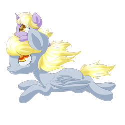 Size: 1024x1024 | Tagged: safe, artist:rue-willings, derpy hooves, dinky hooves, pegasus, pony, cute, equestria's best mother, female, mare