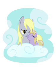 Size: 2400x3200 | Tagged: safe, artist:starkcontrast, derpy hooves, dinky hooves, pegasus, pony, cloud, cuddling, cute, daughter, equestria's best daughter, equestria's best mother, female, like mother like daughter, mare, mother, mother and child, mother and daughter, nuzzling, parent and child, redbubble