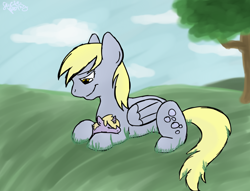 Size: 8500x6500 | Tagged: safe, artist:mssketch, derpy hooves, dinky hooves, pegasus, pony, absurd resolution, equestria's best mother, female, mare, sleeping