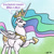 Size: 640x640 | Tagged: safe, artist:giantmosquito, princess celestia, alicorn, pony, cake, cakelestia, chubbylestia, double chin, fat, newbie artist training grounds, solo